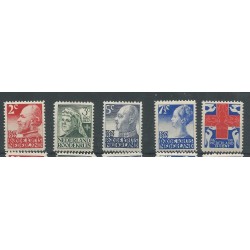 Nederland 203-207 Rode Kruis MNH/postfris  CV 75 €