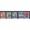 Nederland 203-207 Rode Kruis MNH/postfris  CV 75 €