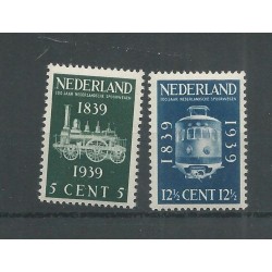 Nederland 325-326 Spoorwegen  MNH/postfris  CV 24 €