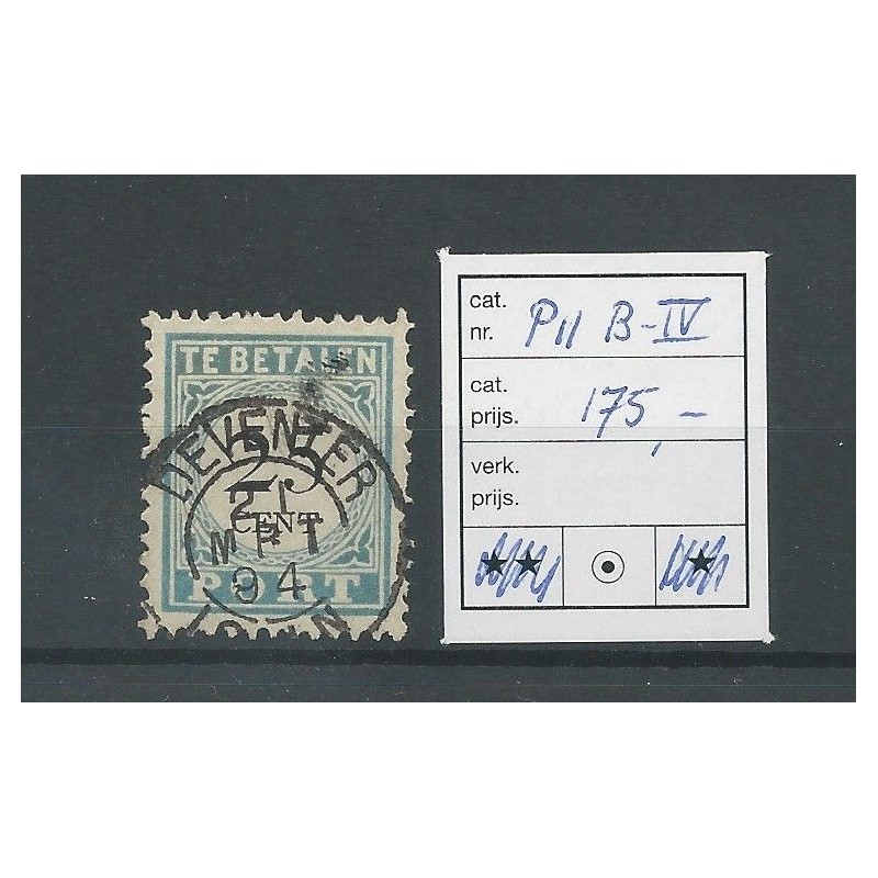 Nederland P11 B-IV Port 1881 VFU/gebr CV 175 € Nederland P11 B-IV Port 1881 VFU/gebr CV 175 €