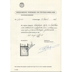 Nederland P48Aaf "ENT" ipv "CENT" VFU/gebr  CV 450 € Certificaat !!!