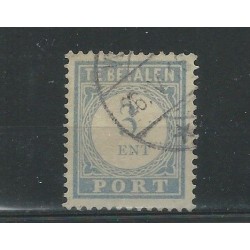 Nederland P48Aaf "ENT" ipv "CENT" VFU/gebr  CV 450 € Certificaat !!!