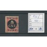 Nederland P66f KOPSTAANDE opdruk VFU/gebr  CV 450 € Certificaat !!!