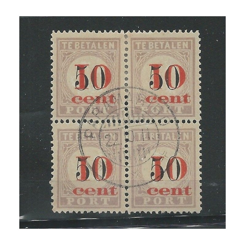 Suriname P16-I/P16-III in blok van 4 VFU/gebr CV 625 € Suriname P16-I/P16-III in blok van 4 VFU/gebr CV 625 €