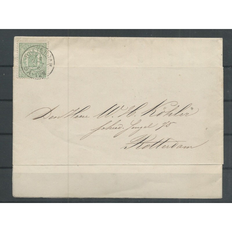 Nederland 15 Krantenbandje "ROTTERDAM 2letter" VFU/gebr CV 100 € Nederland 15 Krantenbandje "ROTTERDAM 2letter" VFU/gebr CV 100 €