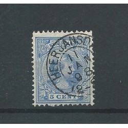 Nederland 35 met " HEERJANSDAM 1898"  VFU/gebr  CV 22 €