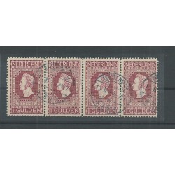 Nederland 98 Jubileum  strip van 4  VFU/gebr  CV  100++ €