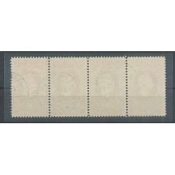 Nederland 98 Jubileum  strip van 4  VFU/gebr  CV  100++ €