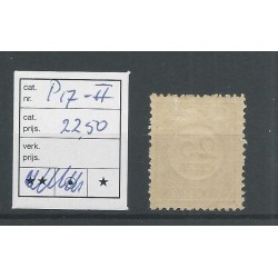 Curacao  P17-II  Port 1892  MH/ongebr CV  22,5 €