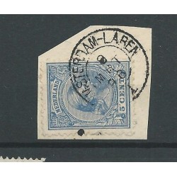 Nederland 35 met " AMSTERDAM-LAREN-I 1896"  VFU/gebr  CV 23 €