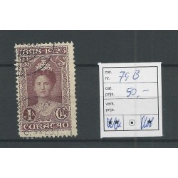 Curacao  79B Wilhelmina  1Gld VFU/gebr CV  50 €