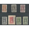 Curacao  75-81 Wilhelmina  VFU/gebr CV  610 € valse stempels