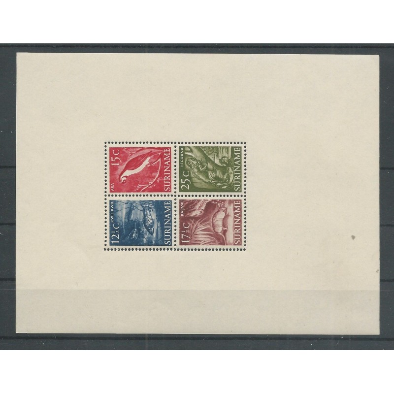 Suriname 308 Blok 8 MNH/postfris CV 80 € Suriname 308 Blok 8 MNH/postfris CV 80 €