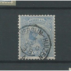 Nederland 35 met "HILVERSUM-HUIZEN-A 1898"  VFU/gebr  CV 30 €