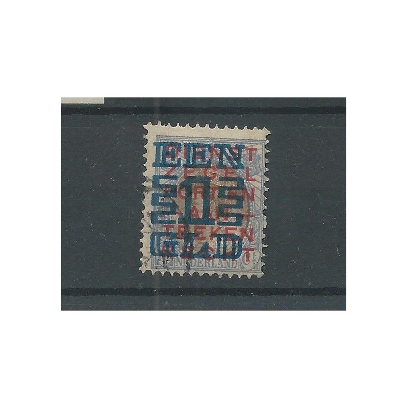 Nederland 133C met verschoven opdruk VFU/gebr CV 25 € Nederland 133C met verschoven opdruk VFU/gebr CV 25 €