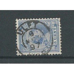 Nederland 35 met "ULFT 1897"  VFU/gebr  CV 15 €