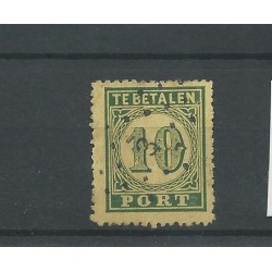 Ned. Indie P2f "Kringetje-plaatfout" VFU/gebr  CV 500 €