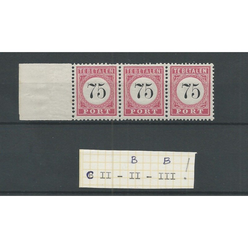 Ned. Indie P13C-II/P13B-II/P13B-III MNH/postfris CV 15+ € Ned. Indie P13C-II/P13B-II/P13B-III MNH/postfris CV 15+ €