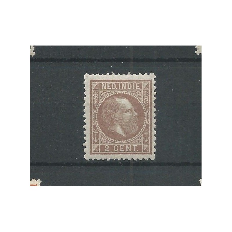 Ned. Indie 5F Willem III 1870 MH/ongebr CV 125 € Ned. Indie 5F Willem III 1870 MH/ongebr CV 125 €