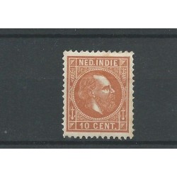Ned. Indie 9F Willem III 1870  MH/ongebr  CV 50 €