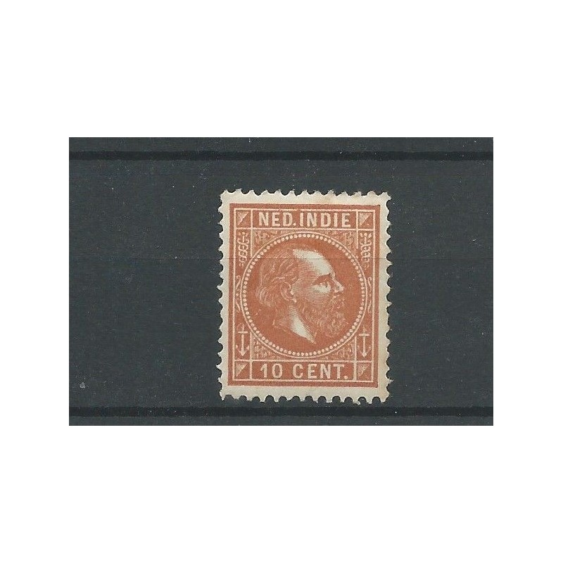Ned. Indie 9F Willem III 1870 MH/ongebr CV 50 € Ned. Indie 9F Willem III 1870 MH/ongebr CV 50 €