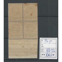 Ned. Indie Pb51  Wilhelmina 15ct MNH/postfris  CV 50+ €