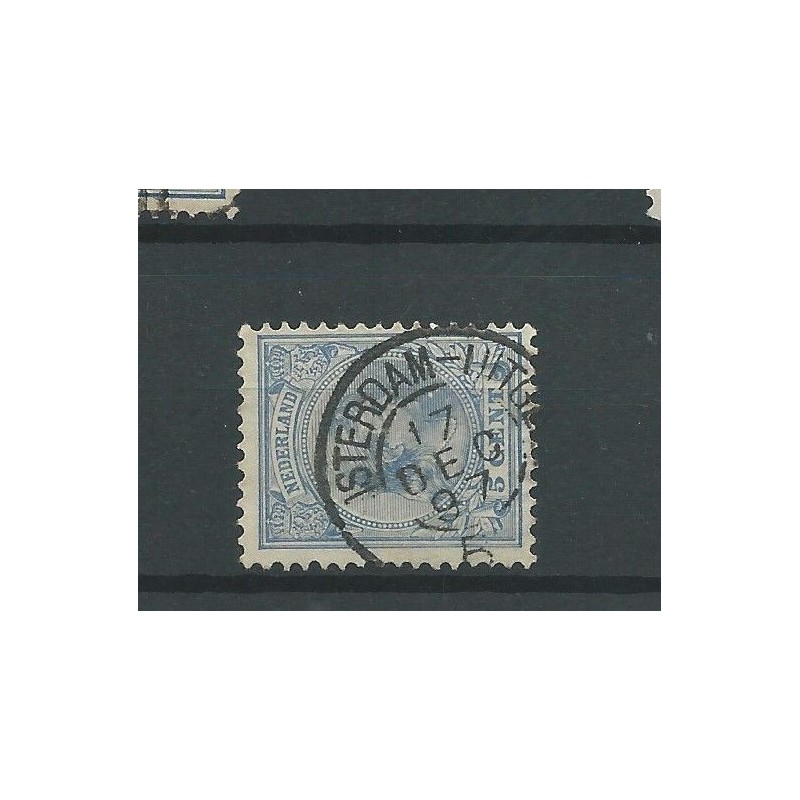 Nederland 35 met "AMSTERDAM-UITGEEST-B 1893" VFU/gebr CV 18 € Nederland 35 met "AMSTERDAM-UITGEEST-B 1893" VFU/gebr CV 18 €