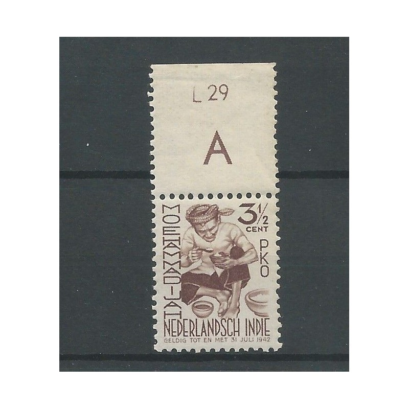 Ned. Indie 294 met velrandtekens MNH/postfris CV 15+ € Ned. Indie 294 met velrandtekens MNH/postfris CV 15+ €