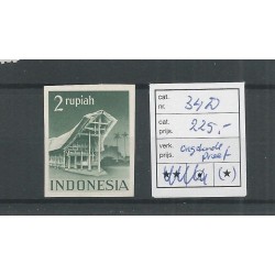 Ned. Indie  34D  Gebouwen  ONGETANDE PROEF MNH/postfris CV 225 €