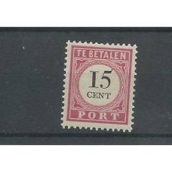 Ned. Indie  P17  Port 15ct  MH/ongebr  CV 27  €
