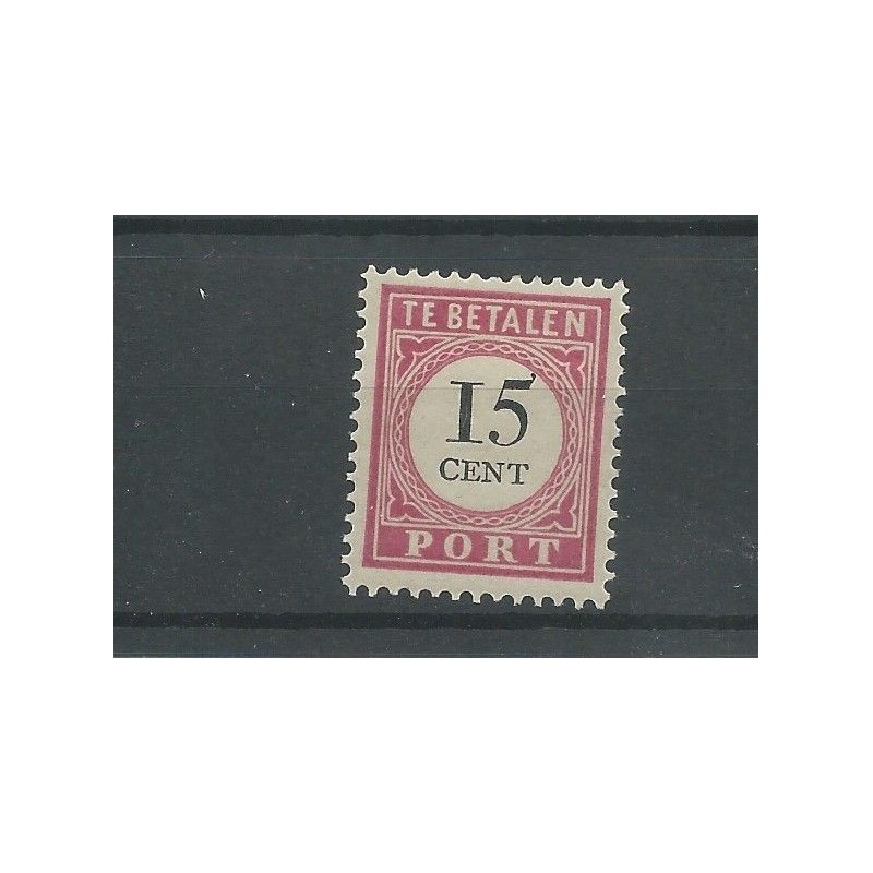 Ned. Indie P17 Port 15ct MH/ongebr CV 27 € Ned. Indie P17 Port 15ct MH/ongebr CV 27 €