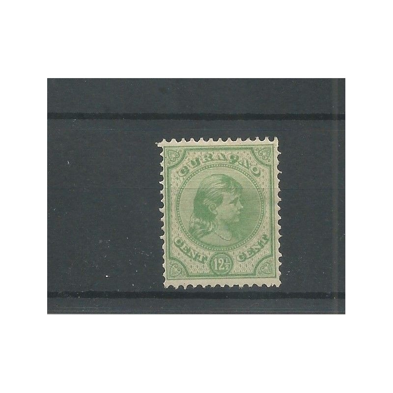 Curacao 20 Wilhelmina 12,5ct MH/ongebr CV 23 € Curacao 20 Wilhelmina 12,5ct MH/ongebr CV 23 €