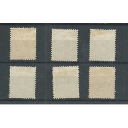 Suriname 23-30 Wilhelmina MH/ongebr  CV 150 €
