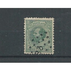 Nederland  25H met puntstempel 83 Oldenzaal VFU/gebr  CV 155 €