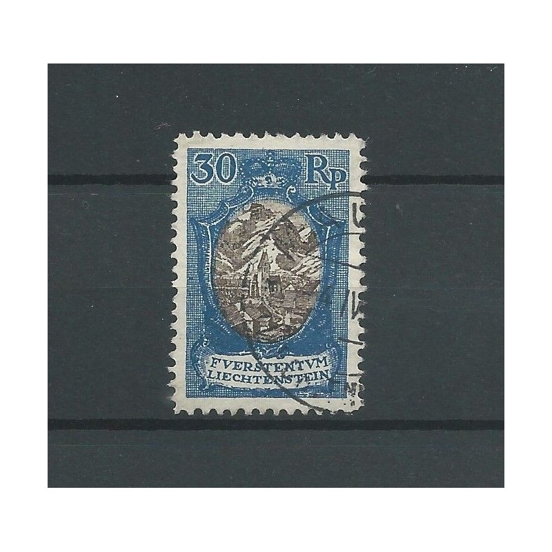 Liechtenstein 64 Freimarke 1925 VFU/gebr CV 3 € Liechtenstein 64 Freimarke 1925 VFU/gebr CV 3 €