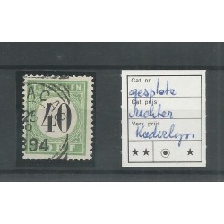 Curacao P9-III Port "Gespleten kaderlijn"  VFU/gebr  CV 15++ €