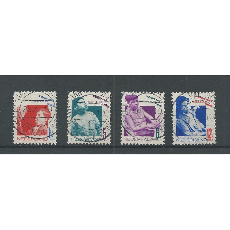 Nederland 240-243 Kind 1931 STEMPELS VFU/gebr CV 35+ € Nederland 240-243 Kind 1931 STEMPELS VFU/gebr CV 35+ €