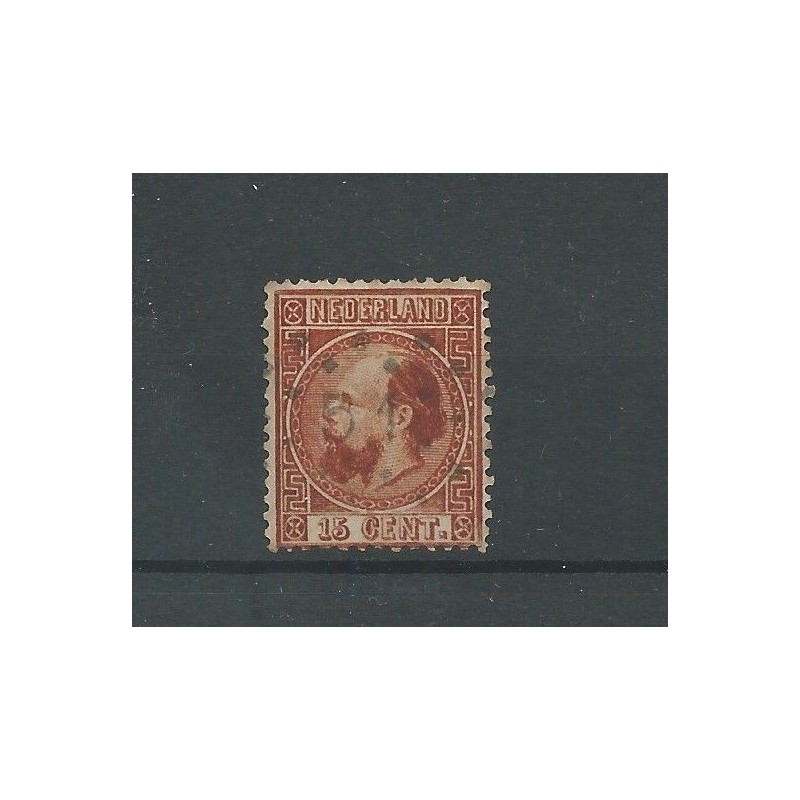 Nederland 9 met puntstempel 51 VFU/gebr CV 52,50 € Nederland 9 met puntstempel 51 VFU/gebr CV 52,50 €