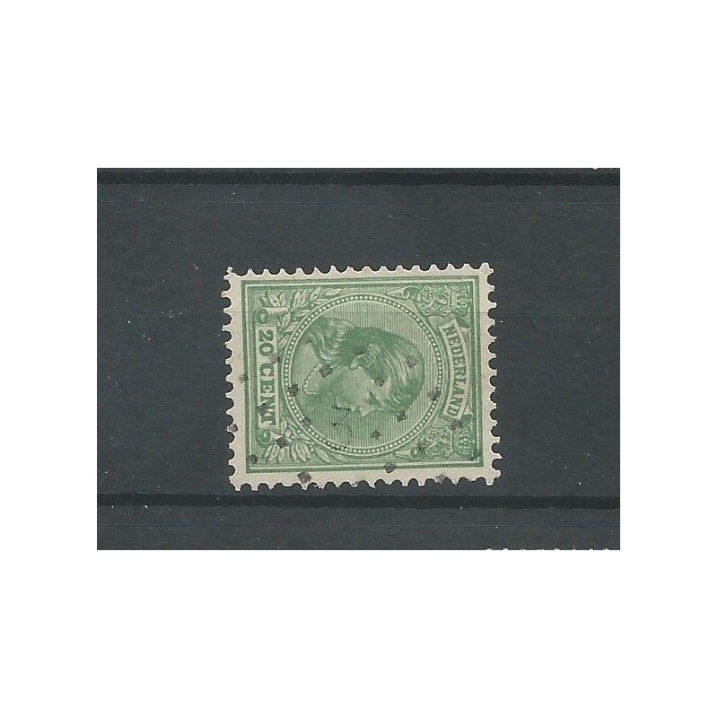 Nederland 40 met puntstempel 3 VFU/gebr CV 250 € PRACHT !!! Nederland 40 met puntstempel 3 VFU/gebr CV 250 € PRACHT !!!