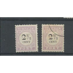 Suriname P9  Type III lange breuk VFU & MH/ongebr  CV 15 €  PRACHT !!