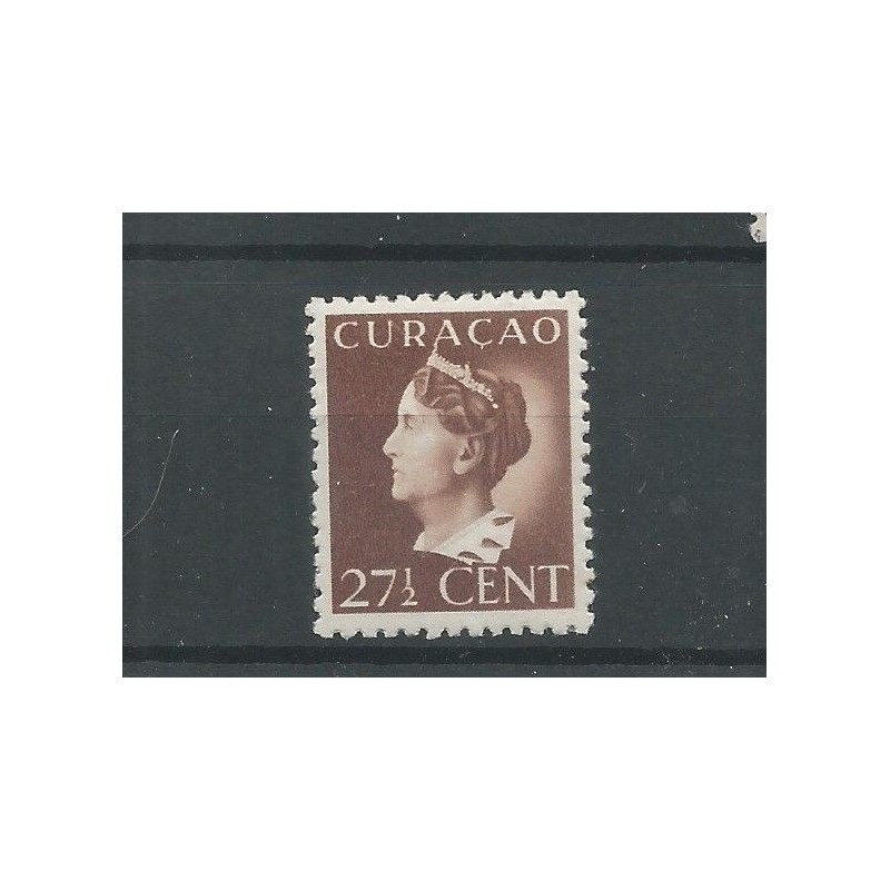 Curacao 148 Wilhelmina 27,5ct MH/ongebr CV 25 € Pracht !! Curacao 148 Wilhelmina 27,5ct MH/ongebr CV 25 € Pracht !!