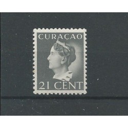 Curacao 146 Wilhelmina  21ct MH/ongebr  CV 15 €  Pracht !!