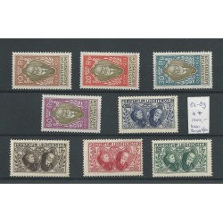 Liechtenstein 82-89 REGIERUNGSJUBILEUM 1928 MNH/postfris  CV 1200 € keurstempeltjes!!