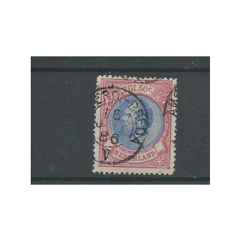 Nederland 29 met "AMSTERD:-BREDA V 1886" VFU/gebr CV 180+ € Nederland 29 met "AMSTERD:-BREDA V 1886" VFU/gebr CV 180+ €