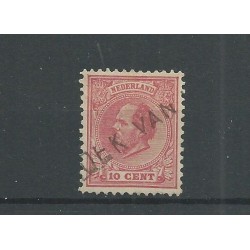Nederland 21 met 'HOEK VAN HOLLAND' VFU/gebr CV 10+ €