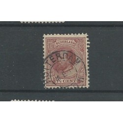 Nederland 20 met "ROTTERDAM" kleinrond  VFU/gebr CV 23+ €