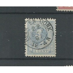 Nederland 19  met "BEEK EN DONK 1891" kleinrond  VFU/gebr CV 15+ €