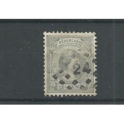 Nederland 38 met puntstempel 24 VFU/gebr CV 8+ €