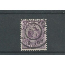 Nederland 42 met "LEEUWARDEN 1897"  VFU/gebr CV 10++ €