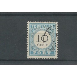 Nederland P7D-III  "Blauwe punt in T"  VFU/gebr CV 25+ €